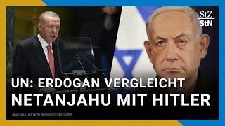 Hitler-Vergleich: Erdogan greift Netanjahu und Israel vor UN scharf an