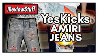 Amiri Red Patch Jeans - YesKicks Review