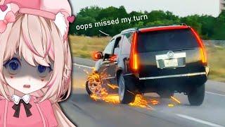 The world’s craziest drivers!! | VTuber Comfy Reacts to Daily Dose of Internet & UNUSUAL VIDEOS