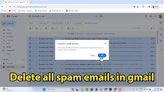 How to delete spam emails in gmail automatically