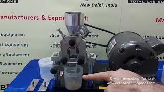 Laboratory Mill / Grinder Granulator manufactured by Divine International Techcraft, New Delhi India