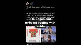 Fgteev backs up Dantdm in controversy with Mrbeasts lunchly #fgteev #dantdm #mrbeast #edit