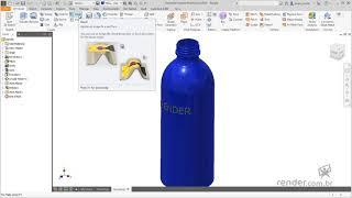24 - High and Low Relief Embossing and Adding Labels | Inventor 2018 Part