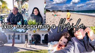 MY LIFE IN THE USA | We escaped to the beach ️ my grandfather's first time in Florida.