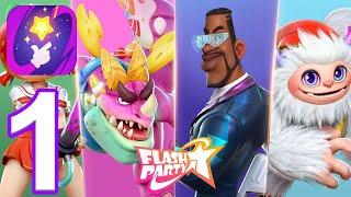 Flash Party - Gameplay Walkthrough Part 1 - Intro/Tutorial (iOS, Android)