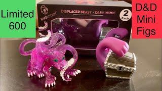 KidRobot Exclusive D&D Vinyl Mini Figures 2 Pack Displacer Beast & Dark Mimic (2023) Unboxing