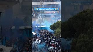  Napoli fans celebrating championship of SSC Napoli | Napoli - Cagliari 2:0 #sscnapoli #napoli
