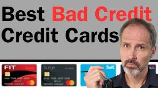 4 Best Credit Cards for People with BAD Credit! #BadCreditNoProblem