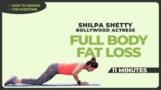 Full Body Fat Loss | Workout with Shilpa Shetty | 11 Mins | Workout Flow