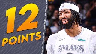 Anthony Davis RETURNS! 12 PTS 6 REB 3 AST vs Nets  FULL Highlights