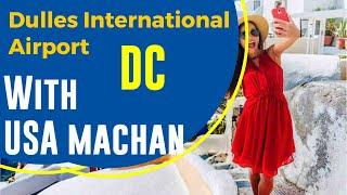 Dulles International Airport | Airport Christmas decorations | Washington DC| with USA Machan