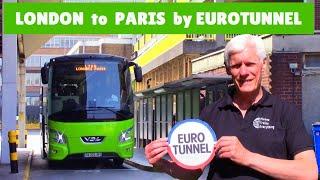 LONDON to PARIS: Flixbus & Le Shuttle Eurotunnel from Victoria Coach Station to Paris Bercy