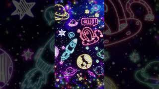 Galaxy Themes - [poly] pop art neon space graffiti