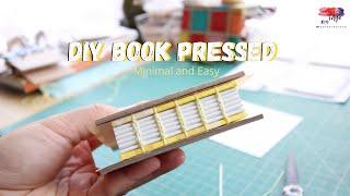 Book Pressed Hack for Mini Books | Easy bookbinding | books bind Faye