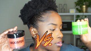 NEW Edge Booster Extra Strength Thick & Coarse Pomade VS Edge Booster Strong Hold Pomade!!!|Mona B.