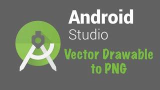 How to convert a vector drawable xml to PNG | Como converter xml para PNG