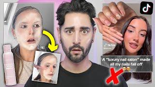 The WORST Of TikTok Beauty - Scary Beauty Scams, Deceptive Dr's And Gel Nail Emergencies