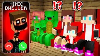 Why Mimic Dweller Call JJ and Mikey Family in Minecraft - Maizen ?!