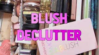 Makeup Declutter | Blushes