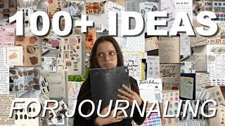 100+ ideas for journaling! aniwwix️