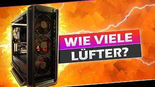 So viele LÜFTER braucht dein GAMING PC WIRKLICH! | Der PERFEKTE AIRFLOW - So einfach geht's!