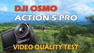 VIDEO QUALITY OF DJI OSMO Action 5 Pro WITHOUT COLOR GRADING | Watch it in 4k