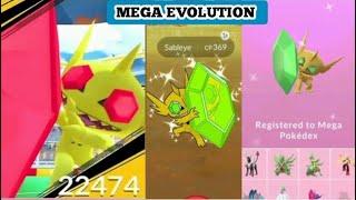 Shiny Sableye Mega Evolution in Pokemon go