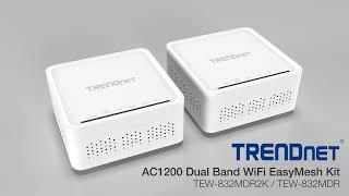 AC1200 Dual Band WiFi EasyMesh, TEW-832MDR2K / TEW-832MDR | TRENDnet