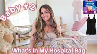 What's in my hospital bag for baby #2! (and what I won't be packing)