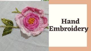 Hand Embroidery !  Easy learning by ATIB