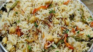 Deghi Chana Pulao Recipe | White Chana Pulao Recipe | RR daily cooking |