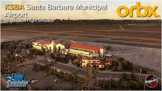 Flying into Beautiful Santa Barbara KSBA from ORBX! | 737-800 Flight! @OrbxOfficial #orbxofficial