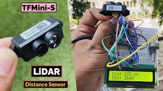 How LiDAR Works || Interfacing TFMini-S Micro LiDAR Distance Sensor with Arduino