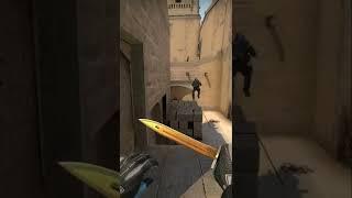 CSGO - 1v5 Knife Round Faceit #shorts