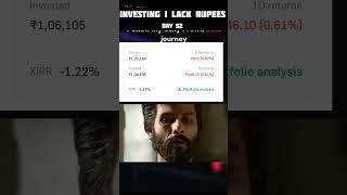 Investing 1lack rupees day52 // #shorts #ytshorts #youtube #growwaap #sip #kabirsingh #shortvideo