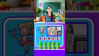 Learn Action Word Spelling by Miss V using the Word Dance