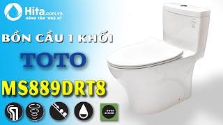 REVIEW "Bồn cầu 1 khối TOTO MS889DRT8" mang đến cuộc sống xanh cho gia đình bạn I HITA.COM.VN