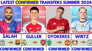 THE LATEST CONFIRMED TRANSFER NEWS AND RUMOURS TRANSFERS 2024| GYOKERES TO UNITED, GULLER, SALAH