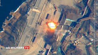 Breaking News: Ukrainian Bayraktar TB-2 Supported an artillery strike hit the russian army!