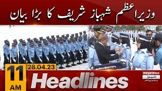 PM Shehbaz Sharif Big Statement on PAF - News Headlines 11 AM  | Express News