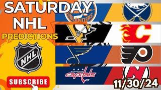 NHL Picks & Predictions Today 11/30/24 | NHL Picks Today 11/30/24 | Best NHL Bets