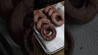 Old fashioned chocolate donuts オールドファッション・チョコレート・ドーナッツ #shorts