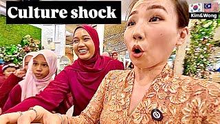 Koreans FIRST TIME at Malay Wedding in Malaysia (ENG/Malay Sub) #cultureshock #malaysia