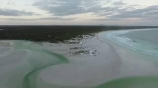 Drone captures footage of whirlpools