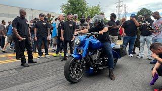 BIG MOTOR HARLEY RACING IN ATL || kings of the south annual 2024