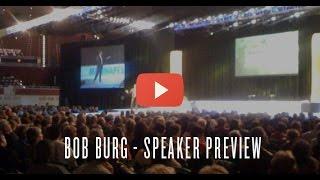 Bob Burg - Speaking Preview