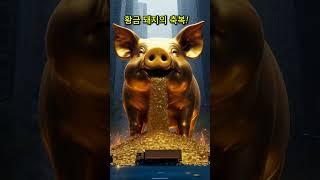 황금돼지 무한한 부! #황금 #복  #재물  #gold #부