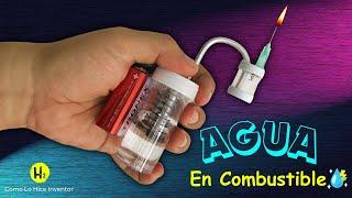 Cómo Hacer Un Mini Generador de HIDRÓGENO Casero Convierte AGUA en  Combustible