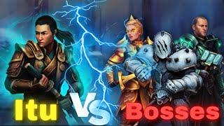 Itu vs All bosses Fight in SF4  || itu in Story Mode ⏳ || Shadow Fight 4 Arena