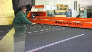 Cutting of Tempered Triplex Laminated Glass Making of Normal Window Tempered and Armored Glass